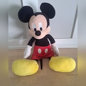 Vintage Mickey Mouse Plush – 20” Classic Disney Character